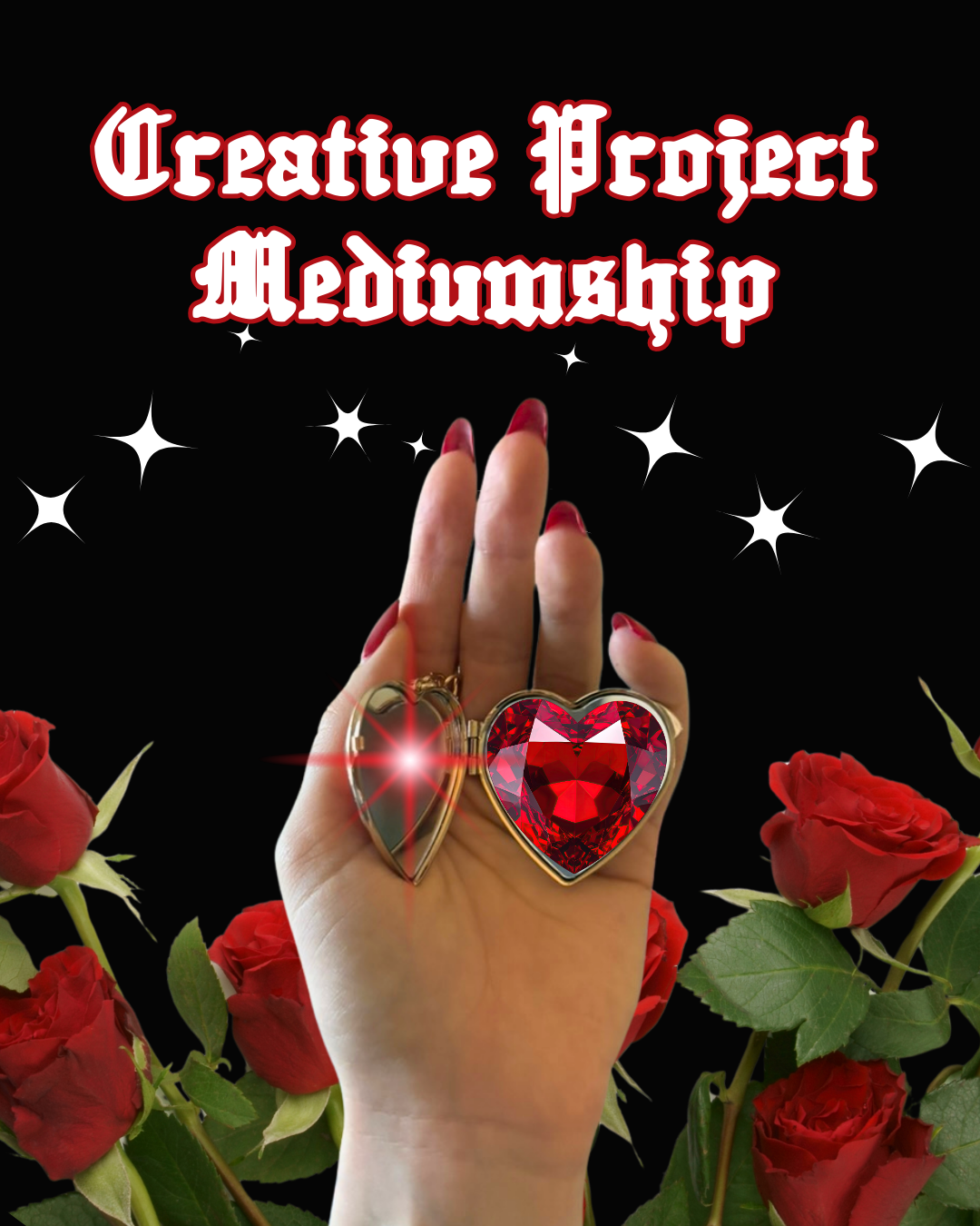 Advertisement for creative project mediumship coaching sesion